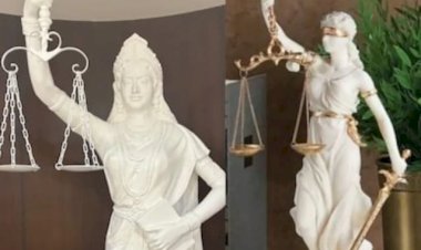  मुख्य न्यायाधीश चंद्रचूड़ के ऑर्डर पर न्याय की देवी की आंखों से हटी पट्टी