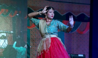 बसंतोत्सव, एक संस्कृति संध्या में विद्यार्थियों ने अपनी संगीत साधना का दिया परिचथ