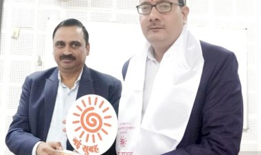 राष्ट्रीय सेमिनार में  मनोचिकित्सक  डा मनोज तिवारी सम्मानित