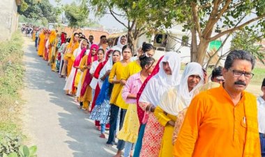 श्री रूद्र महायज्ञ की निकली भव्य कलश यात्रा