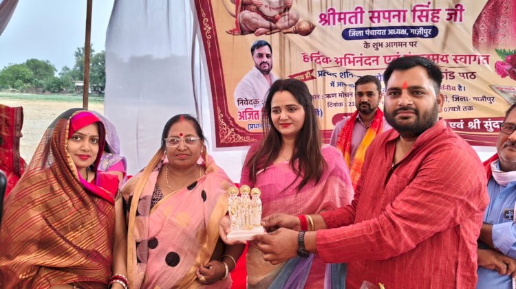 मरदह : हनुमान मंदिर परिसर में धूमधाम से श्री सुंदरकांड पाठ  समपन्न