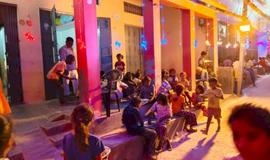 हवन -पूजन, कन्या पूजन के साथ माता रानी का भव्य भंडारा